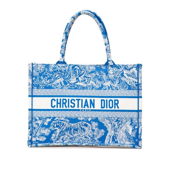 Pre Loved dior Women Blue Tote Bags - Picture 1 of 8